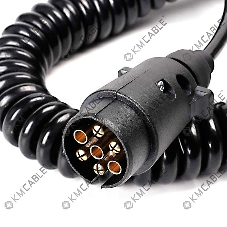 Trailer Extension Connecting Cable Lead 7 Pin 2M Male to Female Wire Cord  Socket 