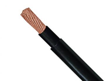 1*6mm2 Single core PUR Black insulated double sheath chain cable CHAIN 90 P Single core cable
