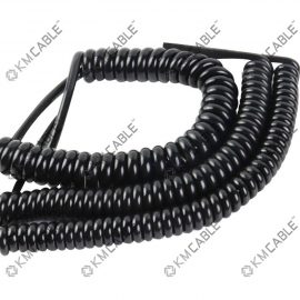 PVC Coil Cable,2 core,electric Power Cable