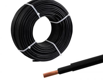 CHAIN 90 P 1*1.5mm2 Single core PUR Black insulated double sheath chain cable