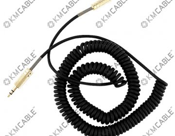 Flexible spiral Speaker cable2