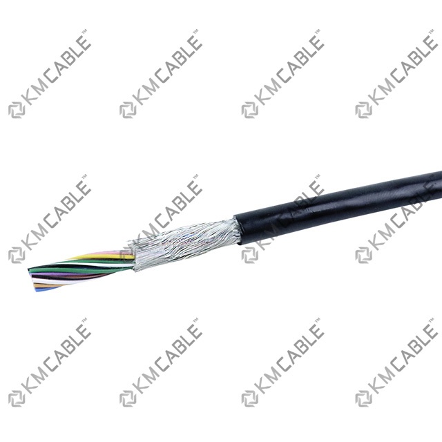 HKFLEX-Servo-PUR-CY Flexible Servo Drag chain cable PUR Sheath Copper Screen Servo cable2