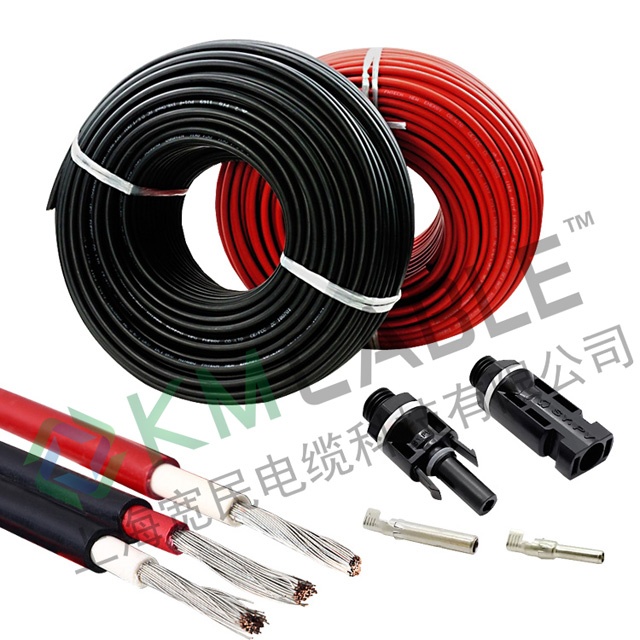 Pv1-f Solar Cable for Photovoltaic Power System 6mm Halogen-free Double insulated single core wire6
