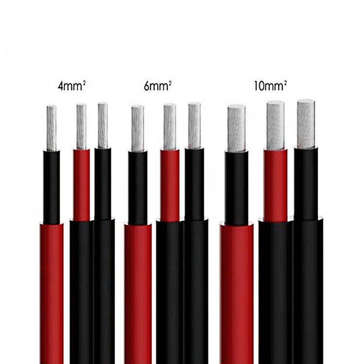 Solar Cable TUV 2 PFG 1169 PV1-F 1*6mm Red And Black Xlpe 10mm 16mm Solar Charger Cable1