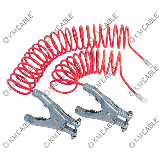 Grounding Clamps coil cable assembly,Spiral wire - KMCABLE Group.com