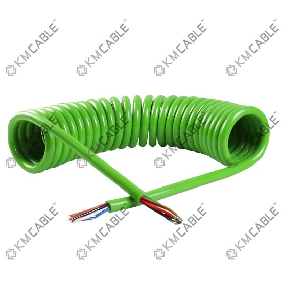 7 Way Coiled Cable,Power Spiral cable,Heavy Duty Trailer Wire