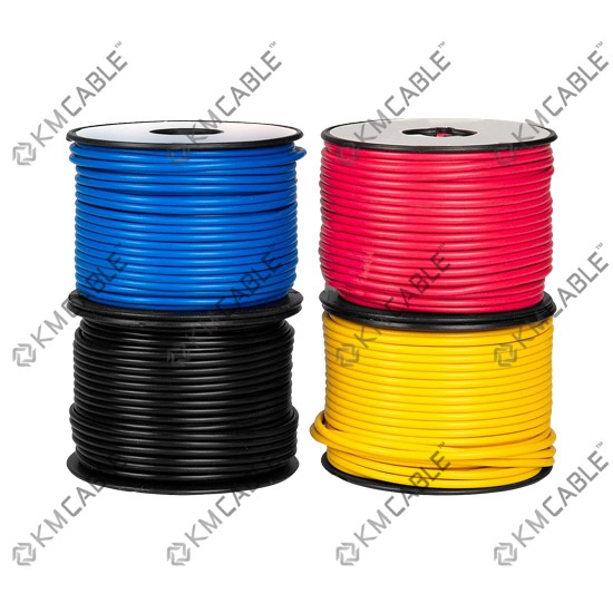 1-100m Thinwall automotive cable 12v 0.5mm 1mm 1.5mm single core wiring stranded 