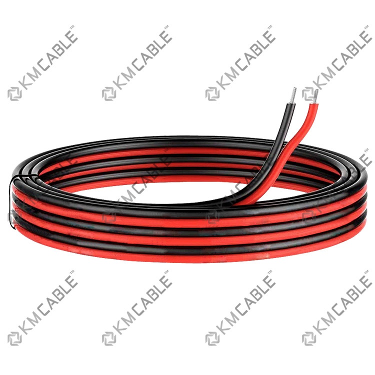 Red/Black Flat Twin-Core PVC Auto Cable 0-952-51 2 x 1mm x 30m 