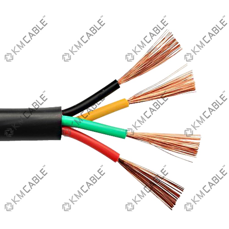 RVV wire,PVC insulated,RVV Electric power cable,4 core 
