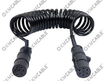 3,50m Trailer Extension Cable Spiral cable 12V/13pin 