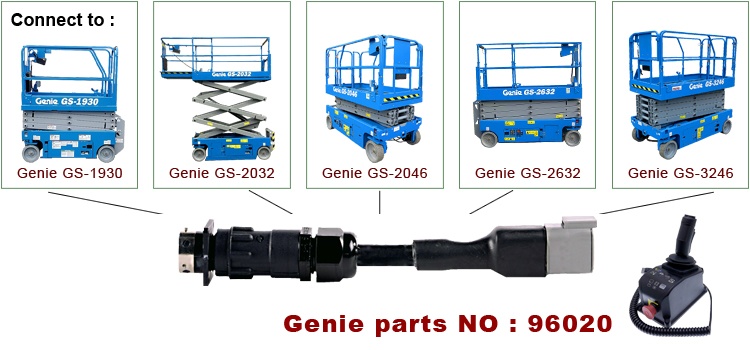 Genie parts,control box,Harness Adapter 96020