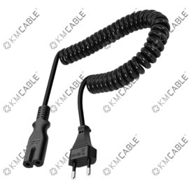 2pin IEC320 C7 EU Power Cable  Power Extension Cord For Dell Laptop Charger Canon Epson Printer Radio Speaker PS4 LG