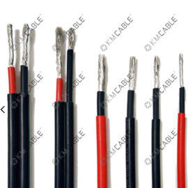 Black Red sheath 200m 500m Tinned annealed copper 500V high voltage 6mm dc pv1f pv solar wire cable