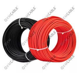 PV cabel red and black cable XLPE jacket 6mm2 tinned copper wire PV Solar Cable for solar panel system